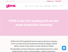 Tablet Screenshot of gtms.co.uk